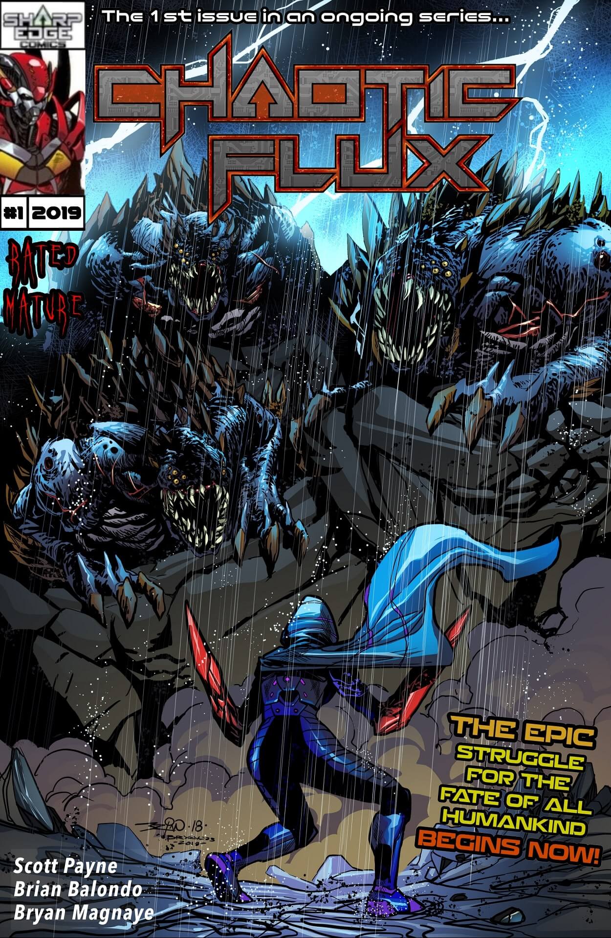 Chaotic Flux  issue 1: Aliens vs Monsters part 1