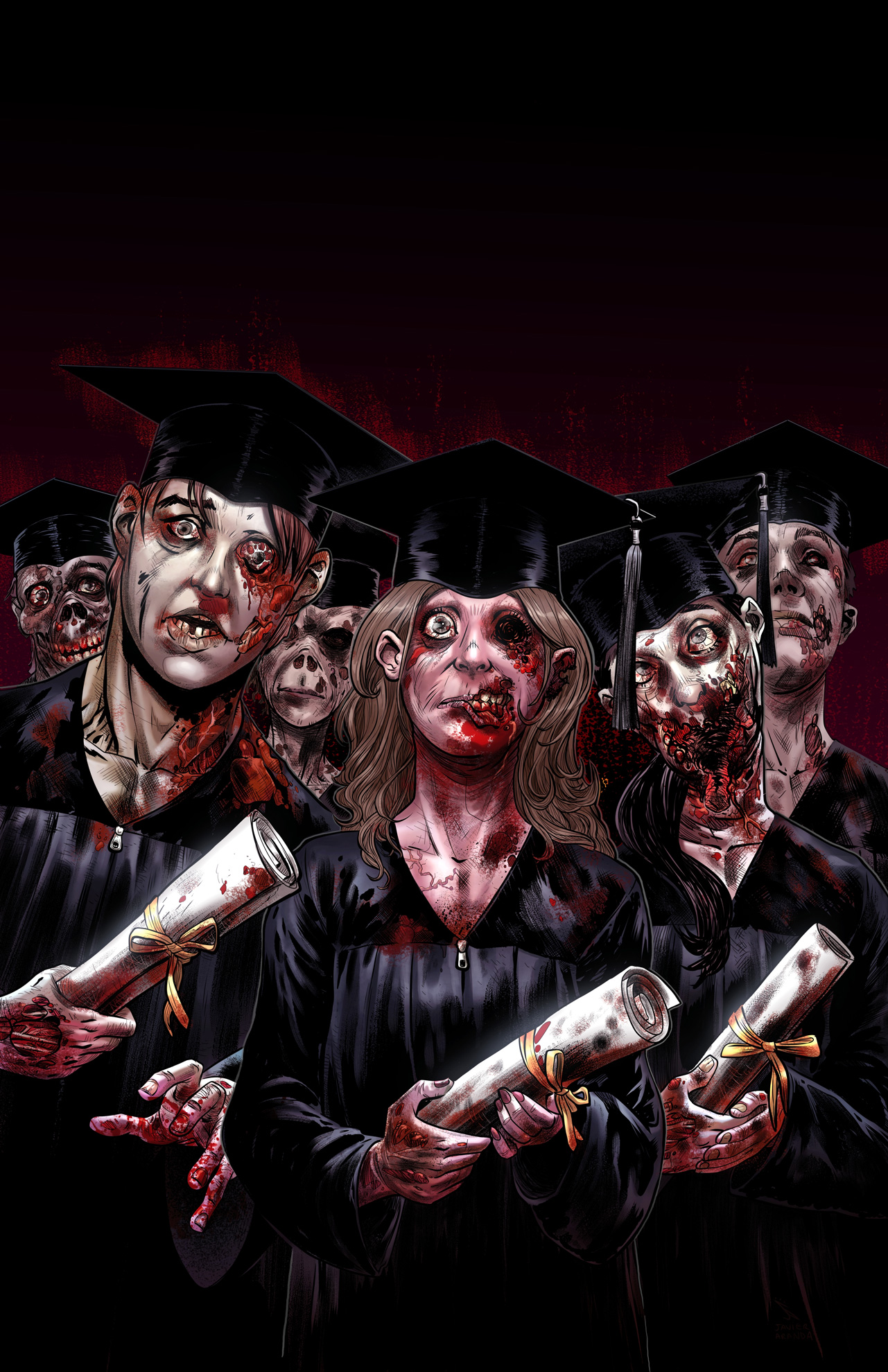 COLLEGE OF THE DEAD GRADUATION DAY COMIC BOOK