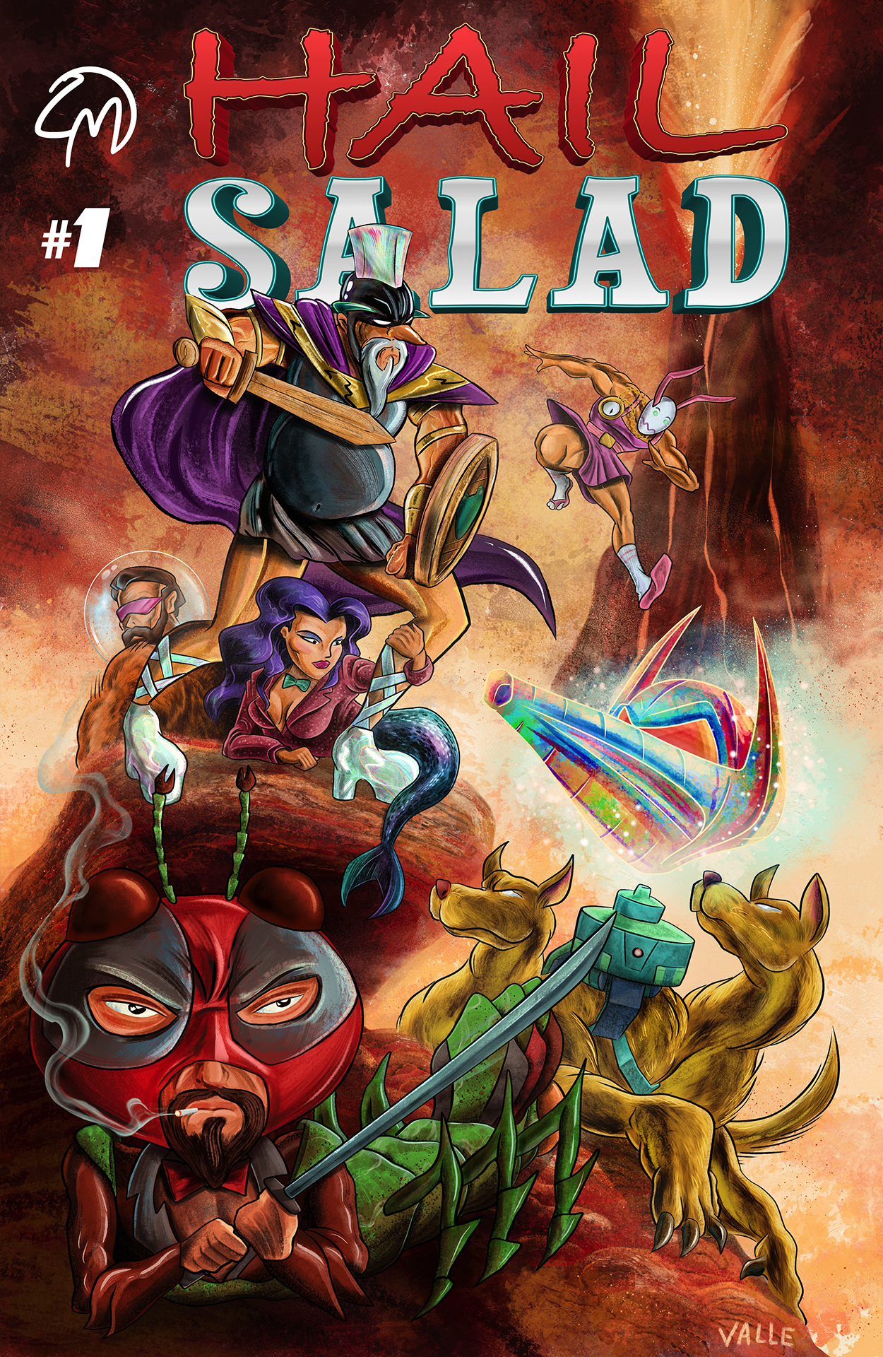 Camel Moon's 'Hail Salad' Comic Issue 1