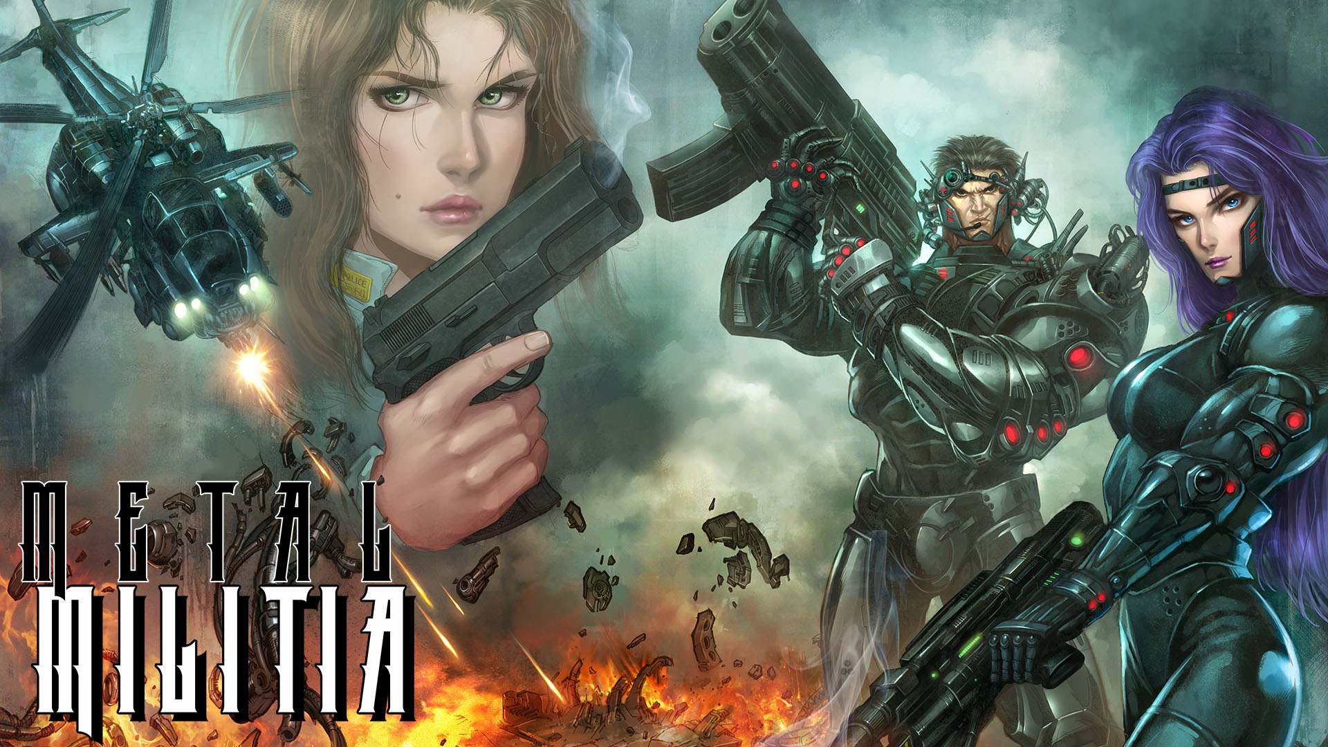 Metal Militia Hardcover Graphic Novel IndieCron THE INDIE HUB